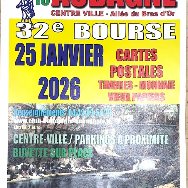 32e bourse aux cartes postales, timbres monnaies et vieux papiers_Aubagne