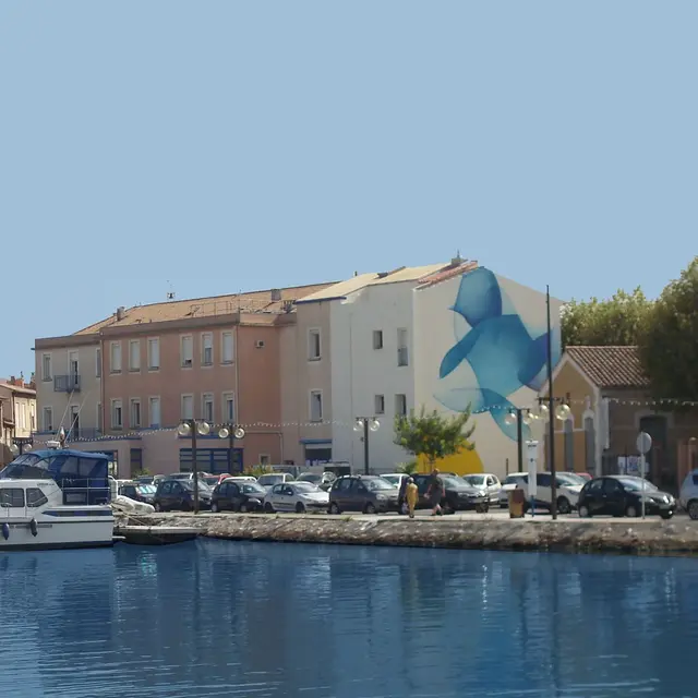Peinture monumentale de Guillaume Bottazzi_Martigues
