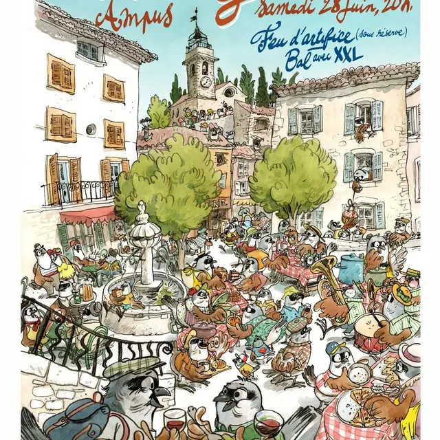 Balade gourmande avec bal et feu d'artifice_Ampus