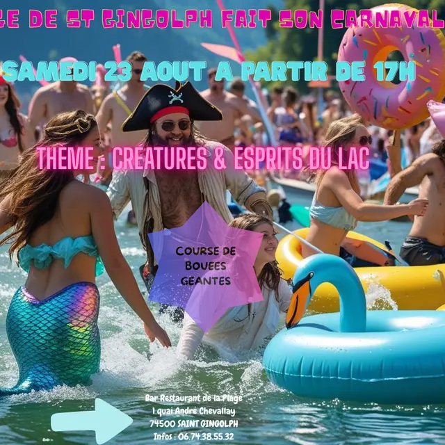 Carnaval d'été au Restaurant de la Plage à Saint-Gingolph