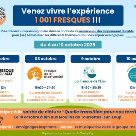 Fresques et Soirée Transition_Vence