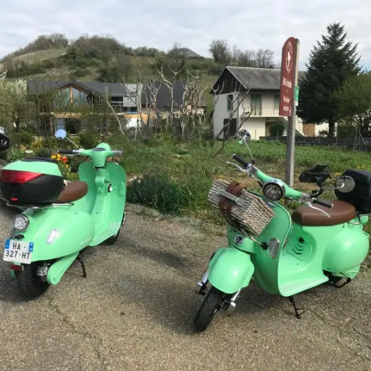 Les Bauges Vespa électrique et randonnées_Aix-les-Bains