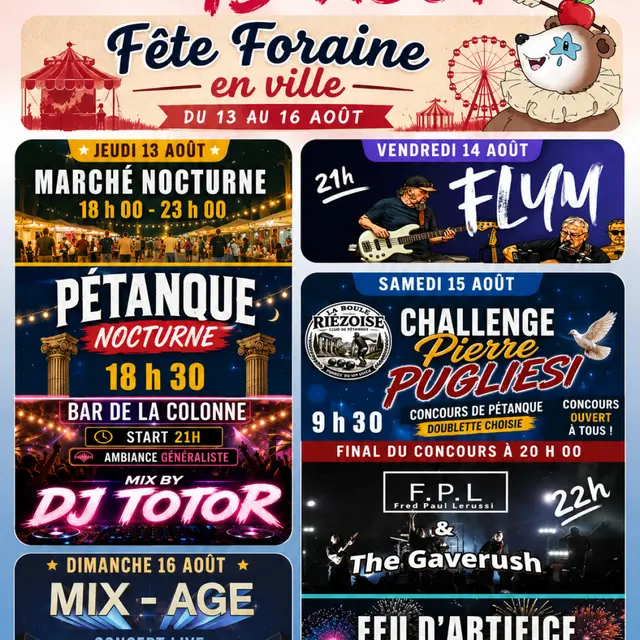Week-end du 15 août