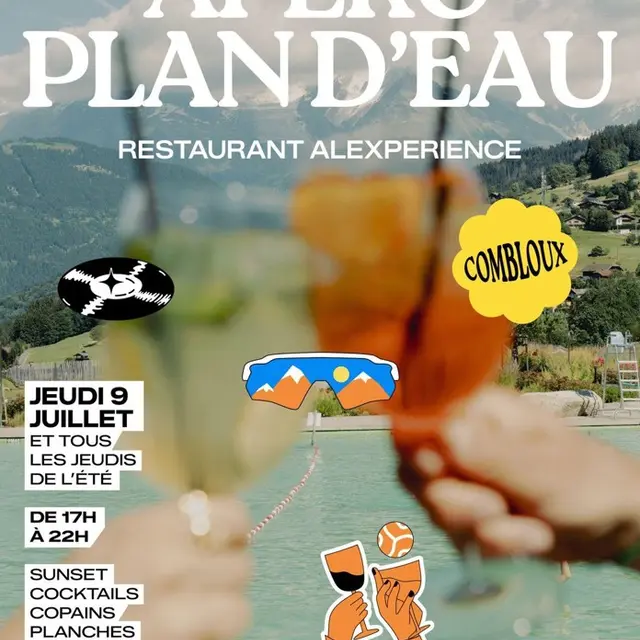 Apéro plan d'eau_Combloux