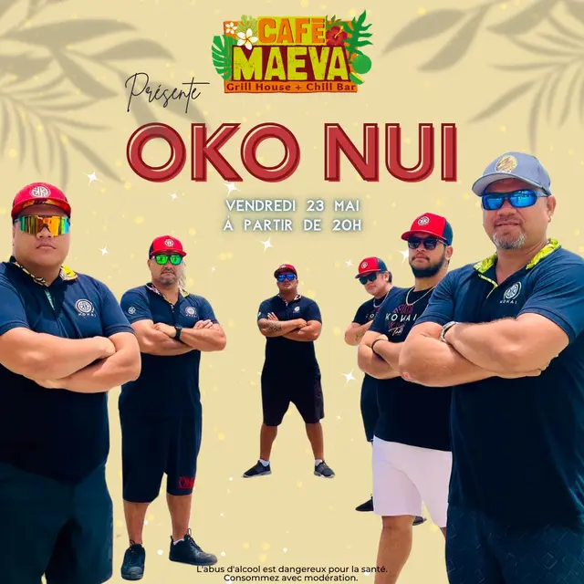 Oko nui en concert - Café Maeva - Grill House & Chill Bar_Papeete