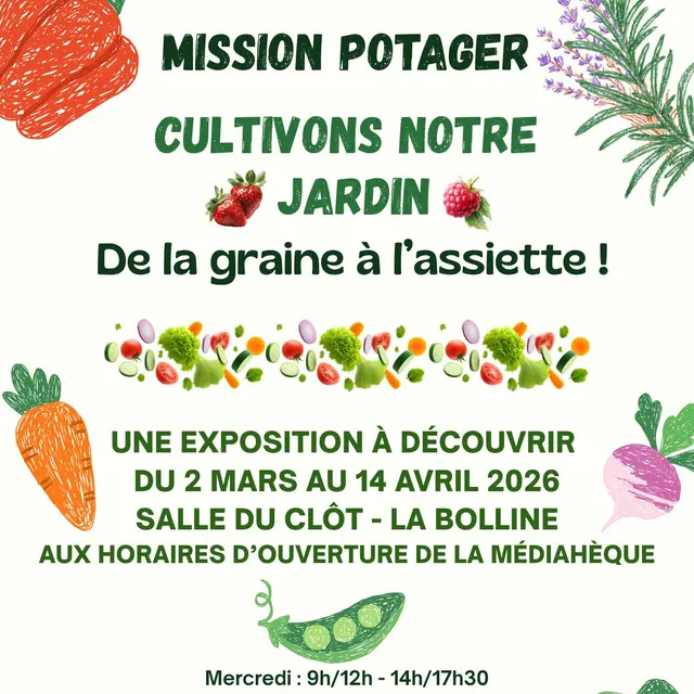 Exposition Mission Potager - Médiathèque de Valdeblore_Valdeblore
