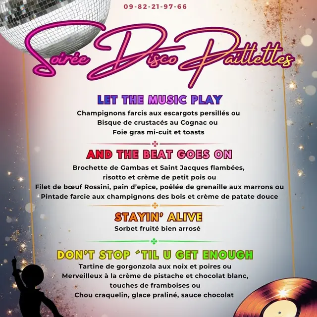 Soirée de la Saint-Sylvestre au restaurant O'Marignano