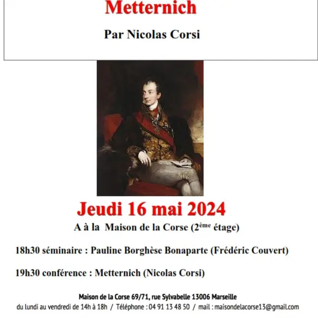 Conférence sur Metternich