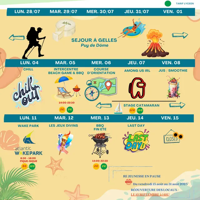 Animations de Ré Jeunesse au Bois Plage en aout_Le Bois-Plage-en-Ré