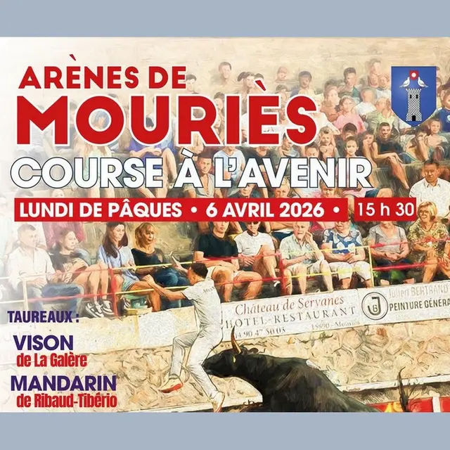 Course camarguaise : Course à l'Avenir à Mouriès 06.04.26