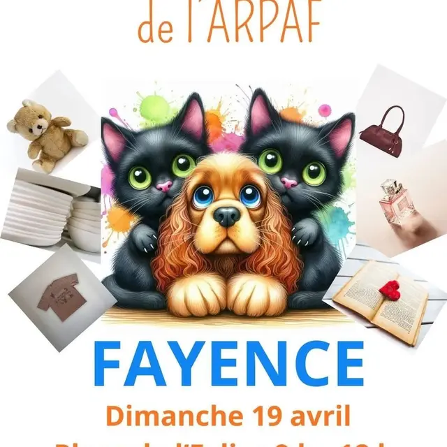 Greniers dans la rue de l'ARPAF_Fayence
