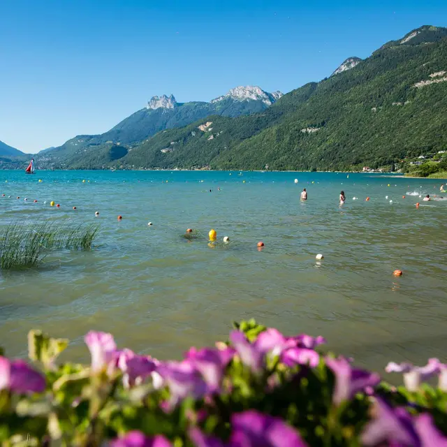 Doussard plage publique gratuite