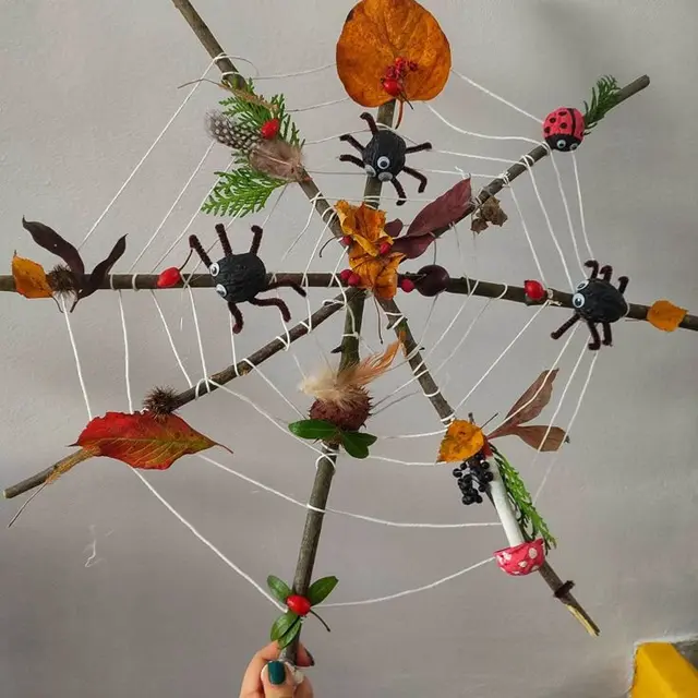 Atelier créatif et pédagogique - L'araignée et sa toile_Nances