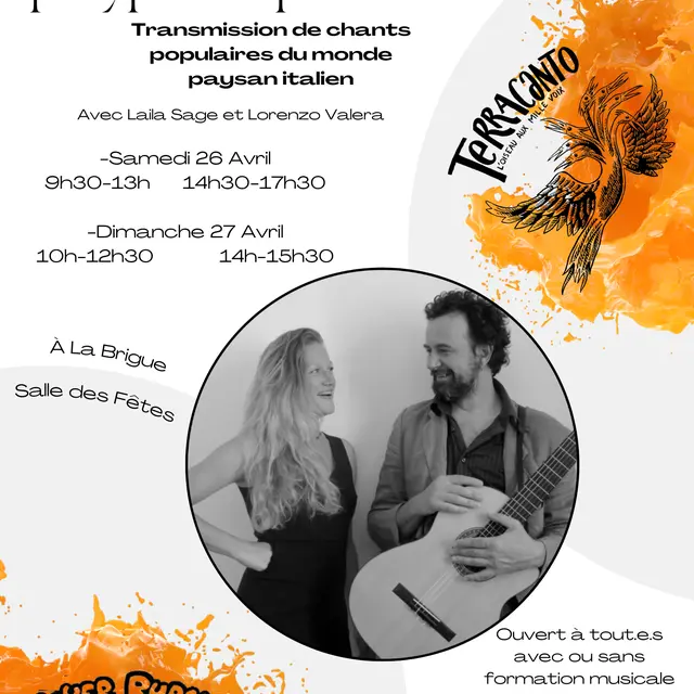 Stage de Chant, Foyer Rural_La Brigue
