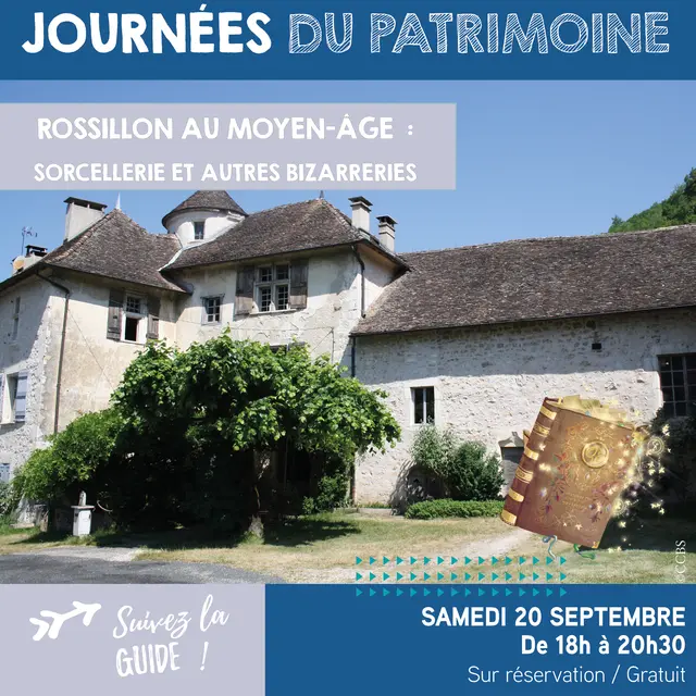 Journées Européennes du Patrimoine - Visite frisson : Rossillon au Moyen-Âge, sorcellerie et autres bizarreries_Rossillon
