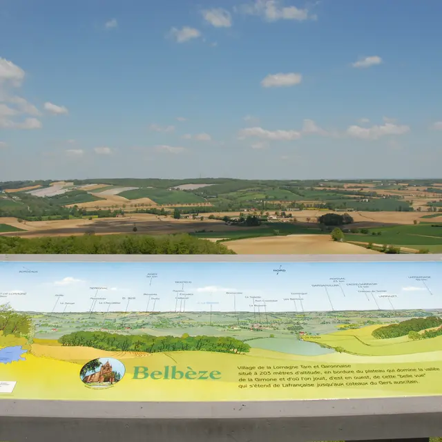 Table orientation Belbeze en Lomagne