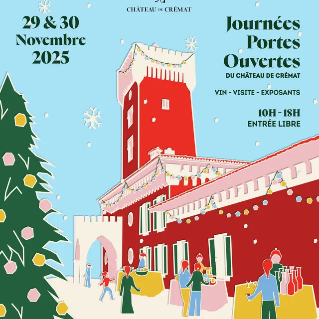 Journées Portes Ouvertes pour la magie de Noël au Château de Crémat_Nice