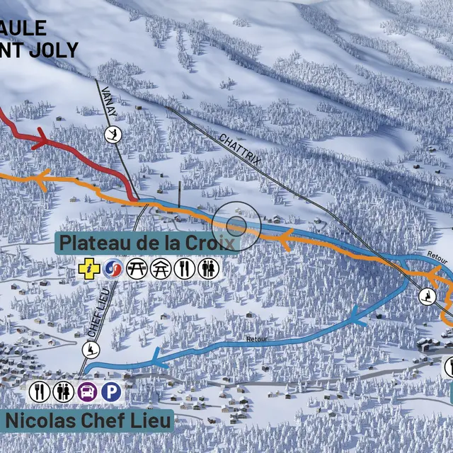 Itinéraire de ski de randonnée alpin - Les Chattrix / Porcherey