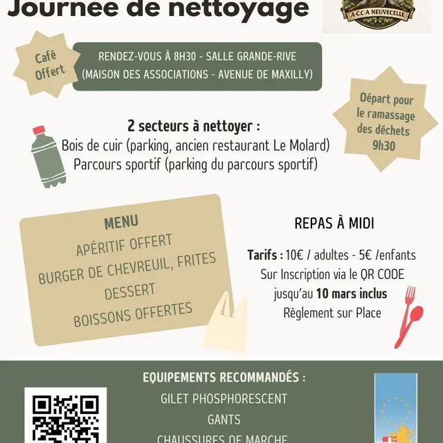 Journée de nettoyage collectif à Neuvecelle