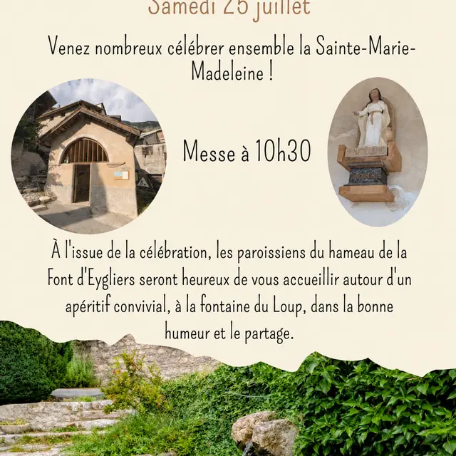 Fête Votive Sainte Marie Madeleine et fête du pain_Eygliers