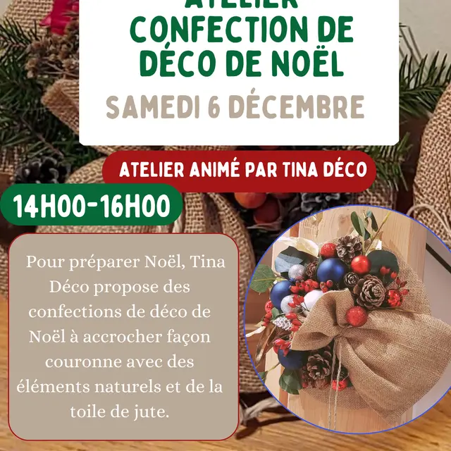 Atelier confection de déco de Noël_L'Argentière-la-Bessée