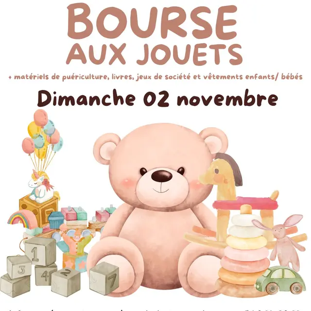 Affiche de la bourse aux jouets