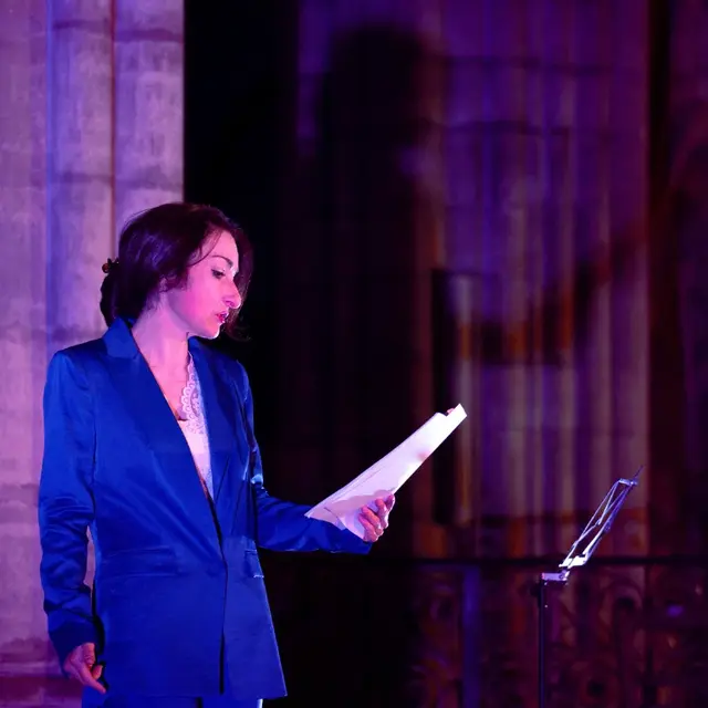 Lecture performance - L’orante de Marie-Antoinette : une lecture performance de Catherine Froment et Marie Soubestre_Saint-Denis