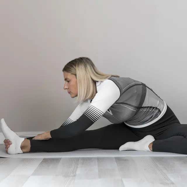 Séance de stretching_Les Sept Laux Prapoutel