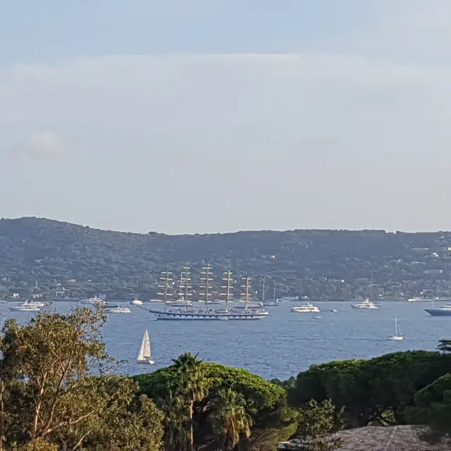 Belle vue de deux balcons