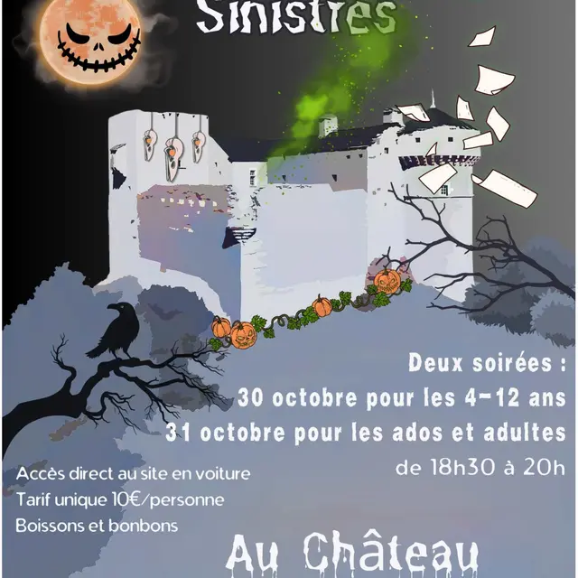 Soirées Halloween au Château d'Aujac_Aujac