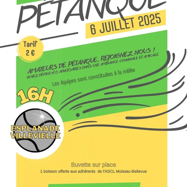 Tournois de pétanque à la mêlée_Moissac-Bellevue