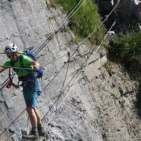 Via ferrata avec Vincent