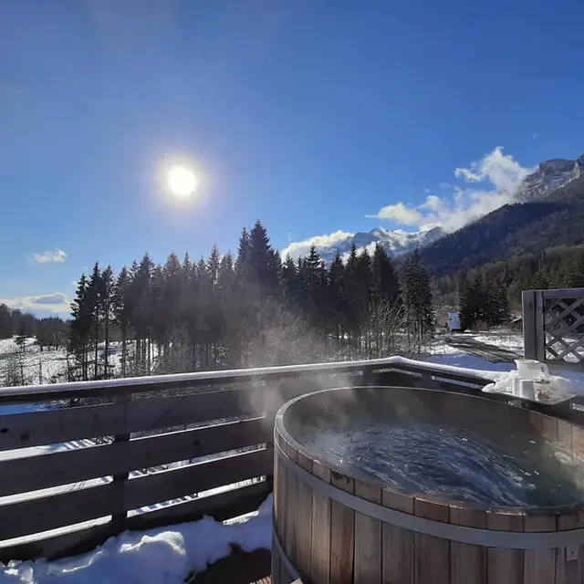 Bains nordiques et neige