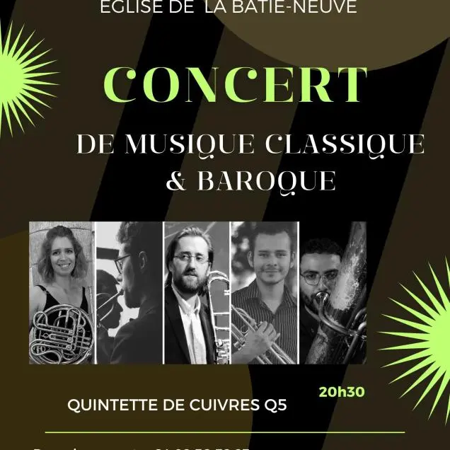 Concert Quintette de cuivres_La Bâtie-Neuve
