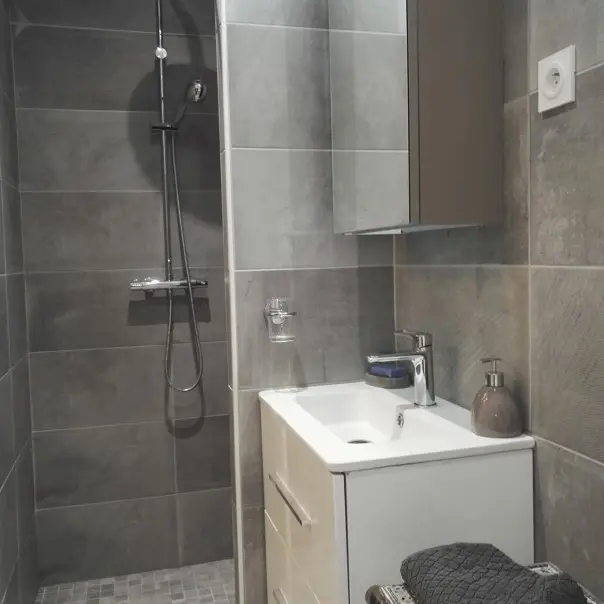 Salle d'eau - Appartement n°196 - Uriage