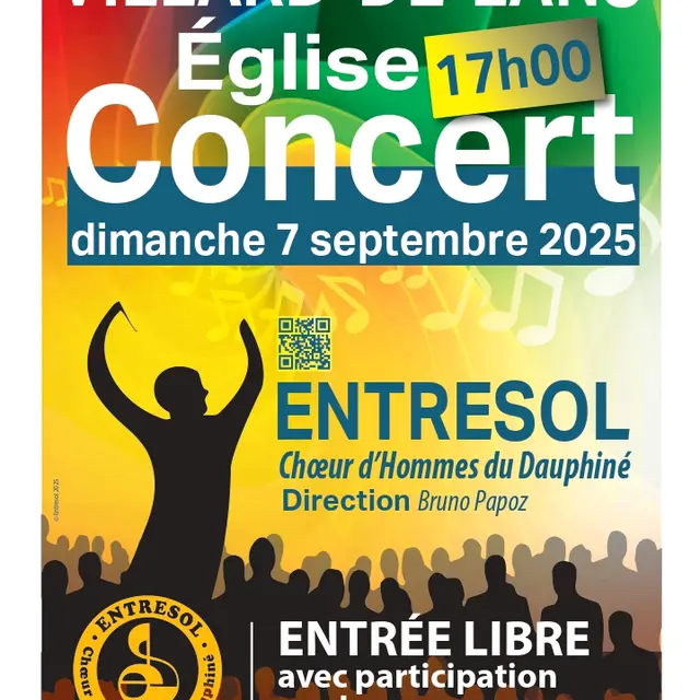 Concert de la chorale Entresol - choeur d'hommes_Villard-de-Lans