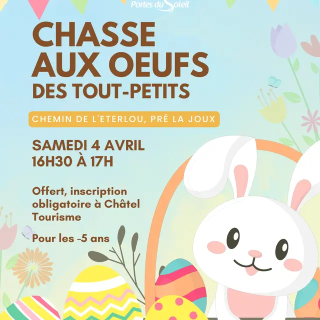 Chasse aux œufs des tout-petits (- de 5 ans)_Châtel