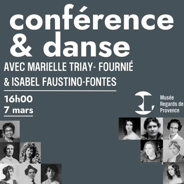 Conférence théâtralisée de Marielle Triay-Fournié & danse d’Isabel Faustino-Fontes sur « Femmes invisibilisées : le génie oublié révélé »_Marseille