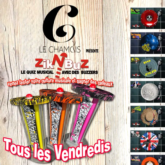 Quiz musical avec des buzzers au Chamois_La Toussuire