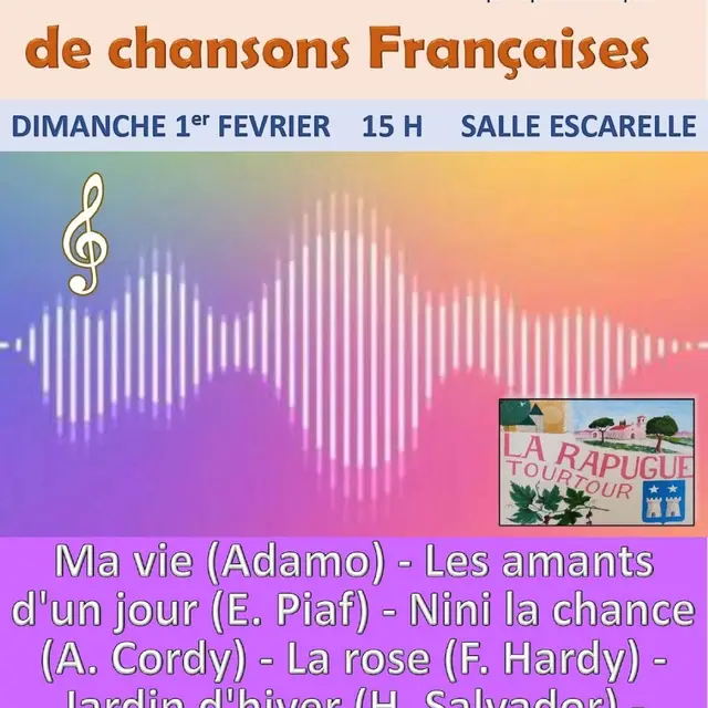 Concert de chansons française_Tourtour