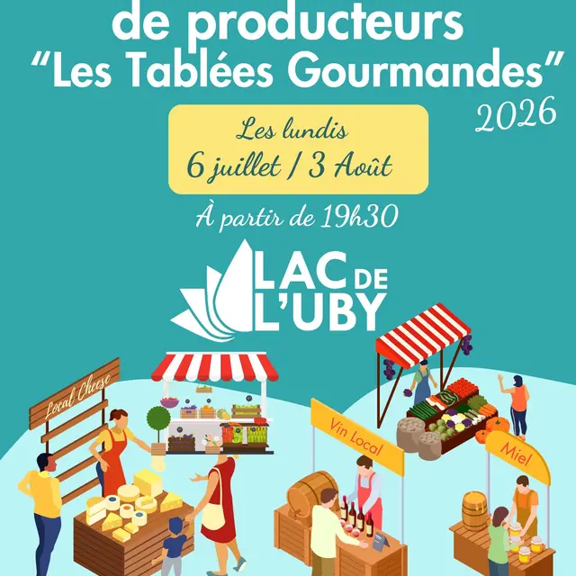 Marchés Gourmands de Producteurs au lac de Cazaubon-Barbotan_Cazaubon