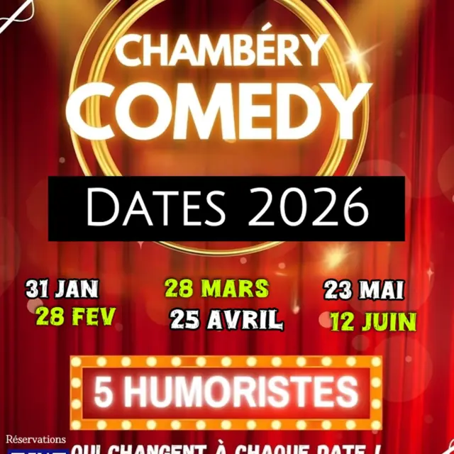 Chambery Comedy : la soirée de l’humour_Chambéry