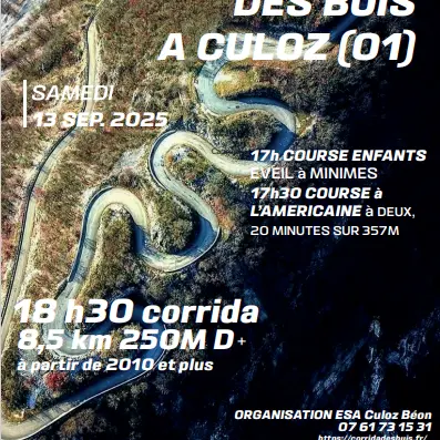 Course pédestre : Corrida trail des Buis de Culoz_Culoz-Béon