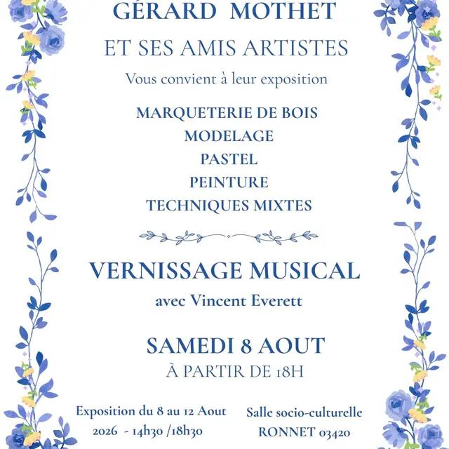 Exposition Gérard Mothet_Ronnet