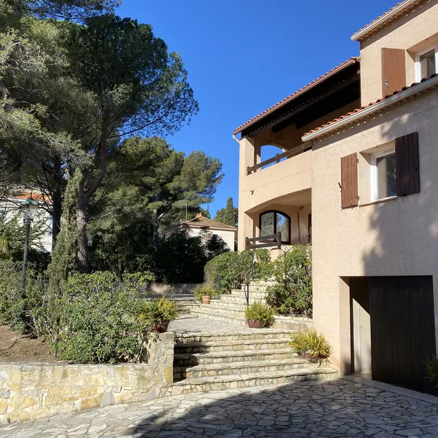 Maison vue extérieure