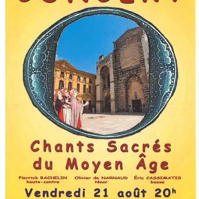 Concert : Chants sacrés du Moyen -Age_Saint-Maximin-la-Sainte-Baume