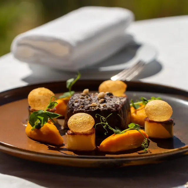 Le Mas du Langoustier Restaurant gastronomique  l'Olivier Ile Porquerolles Parc National