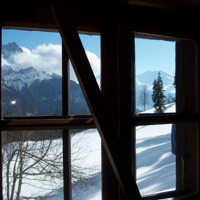 Vue du chalet