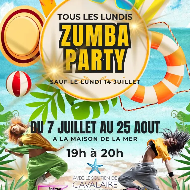 Les Rendez-Vous de l'Eté: ZUMBA PARTY_Cavalaire-sur-Mer