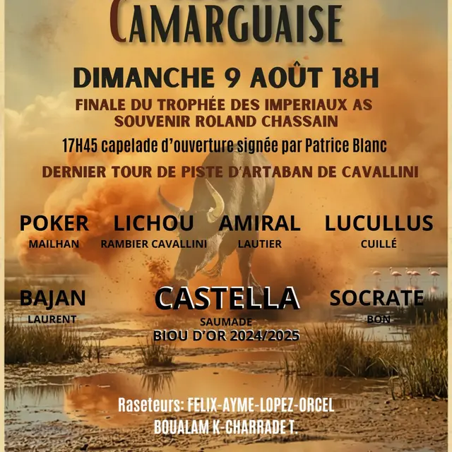 Course Camarguaise -  Trophée des Impériaux niveau AS_Saintes-Maries-de-la-Mer